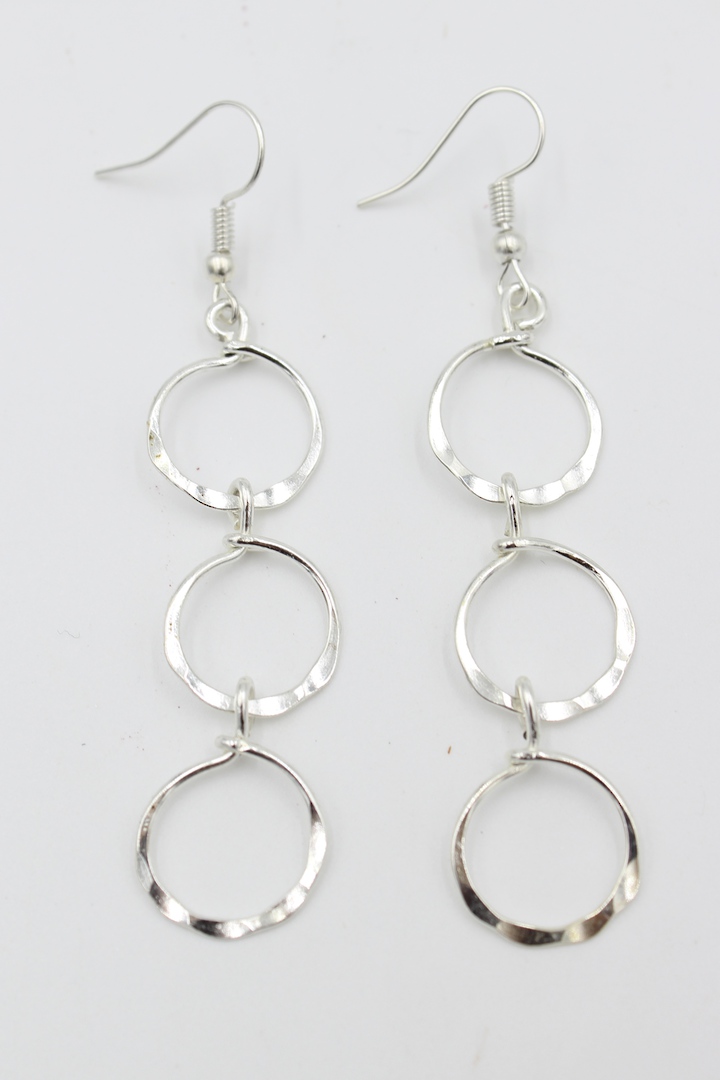 Ringlet Earrings Silver image 0